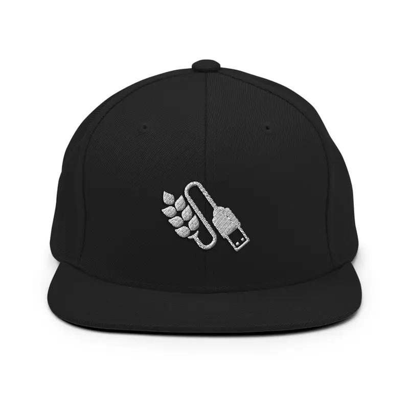 Black Snapback White WGG Logo