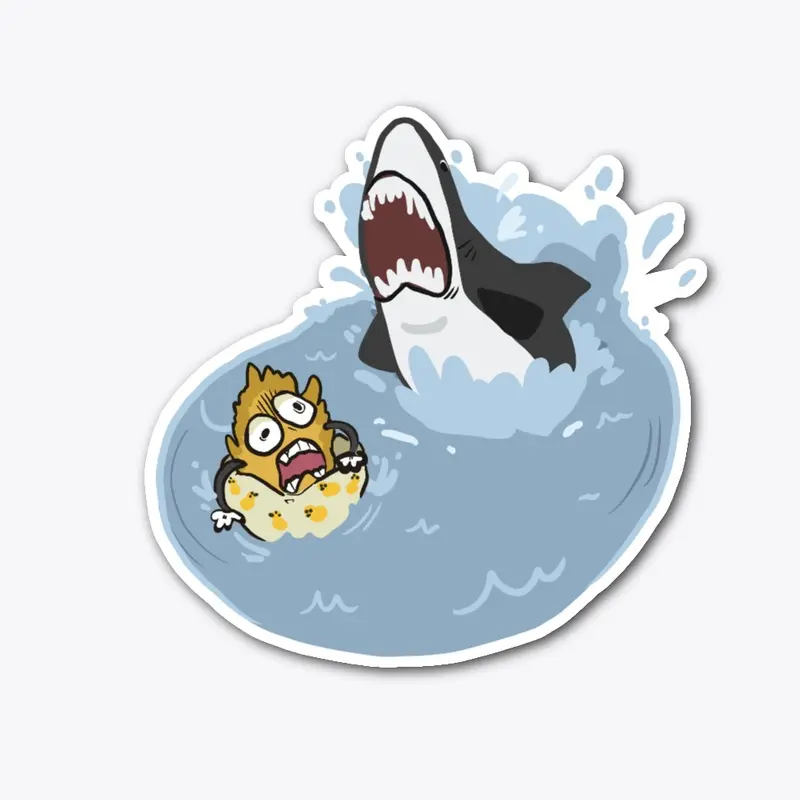 Grain Jumpscare Sticker